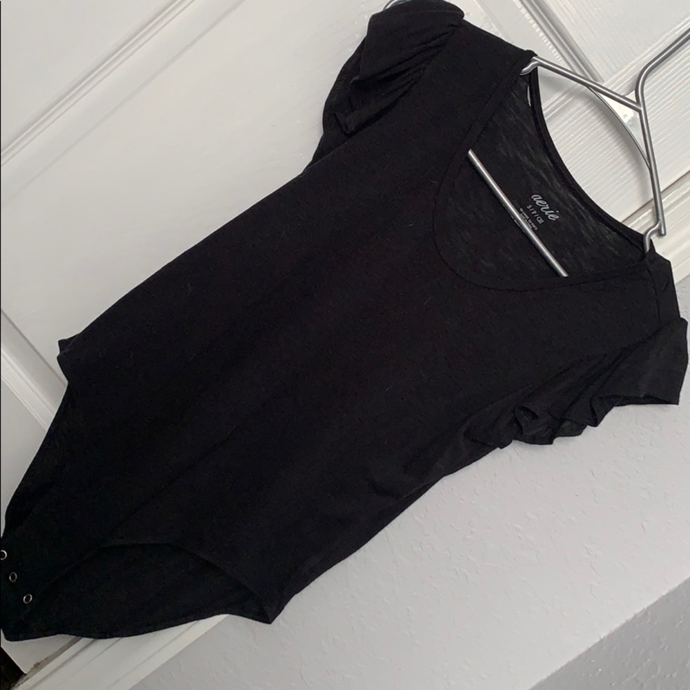 One piece black Aerie shirt